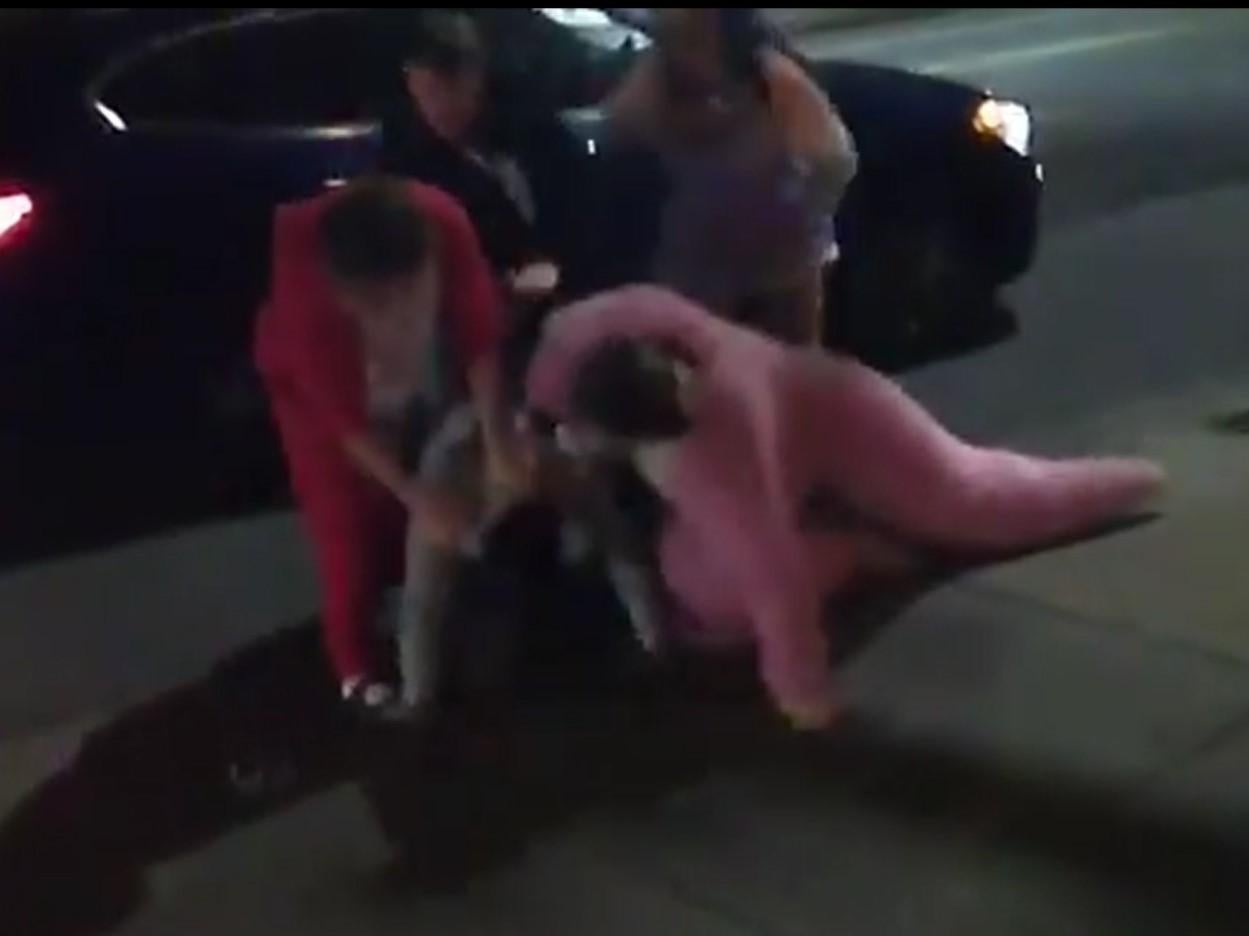 Furries attending a convention leap into action after seeing an assault