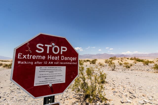 Don't visit after 10am, says Death Valley