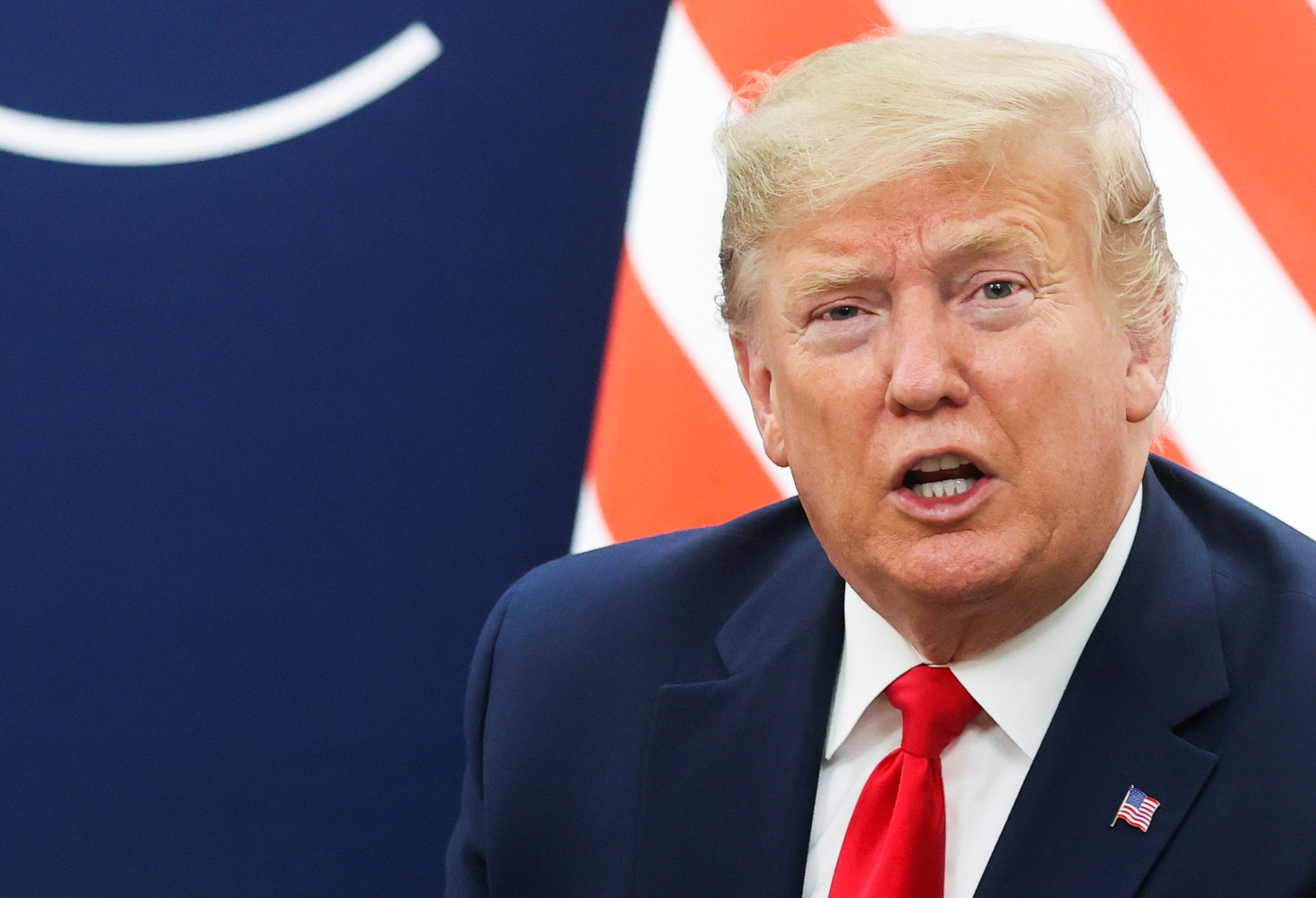 Trump admits 'we have all the material' in impeachment trial