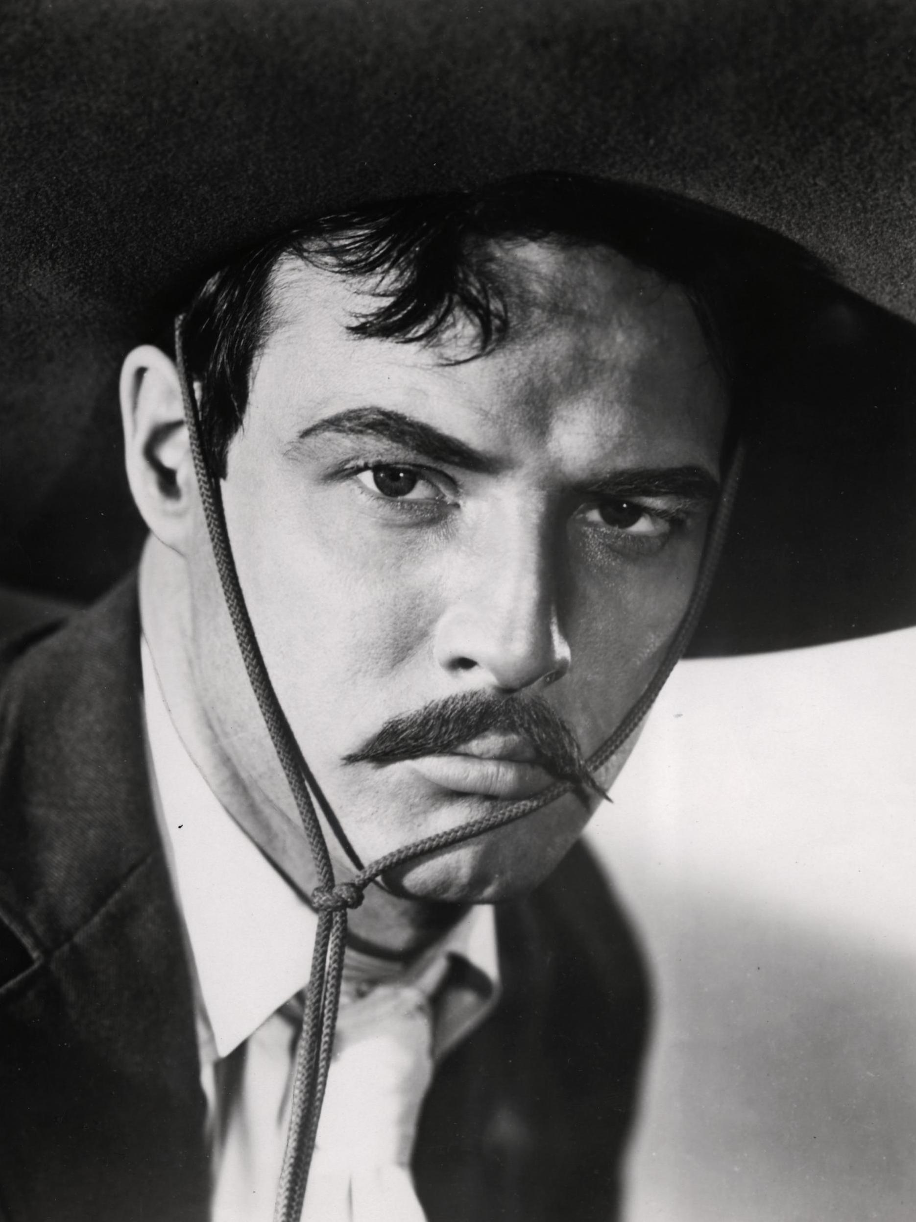 Brando as the Mexican revolutionary Emiliano Zapata in ‘Viva Zapata!’ (Rex)