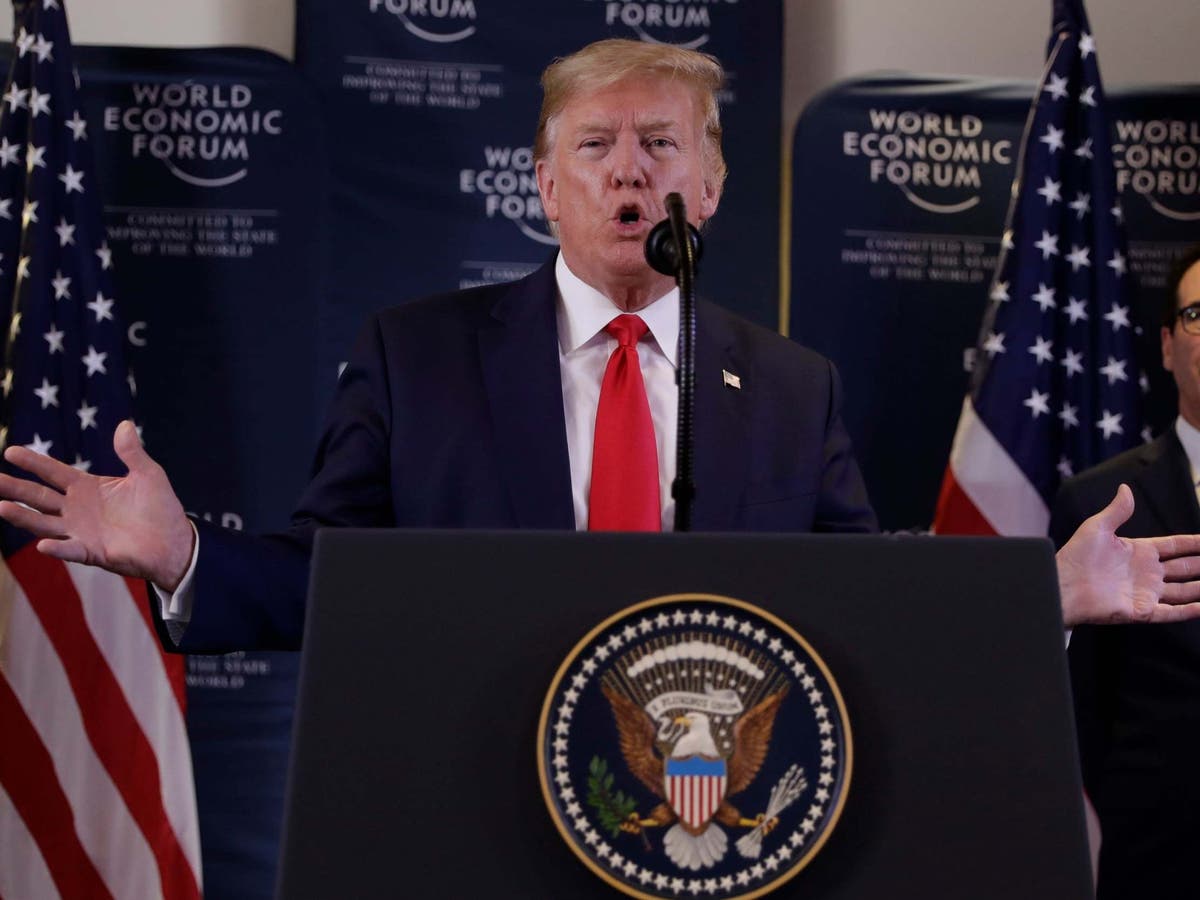 Trump targets Greta Thunberg in barely coherent tirade at Davos: ‘She beat me out on Time Magazine’