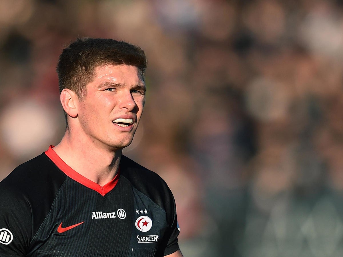 Owen Farrell Says England Duty Is Good News For Saracens Players The Independent The Independent