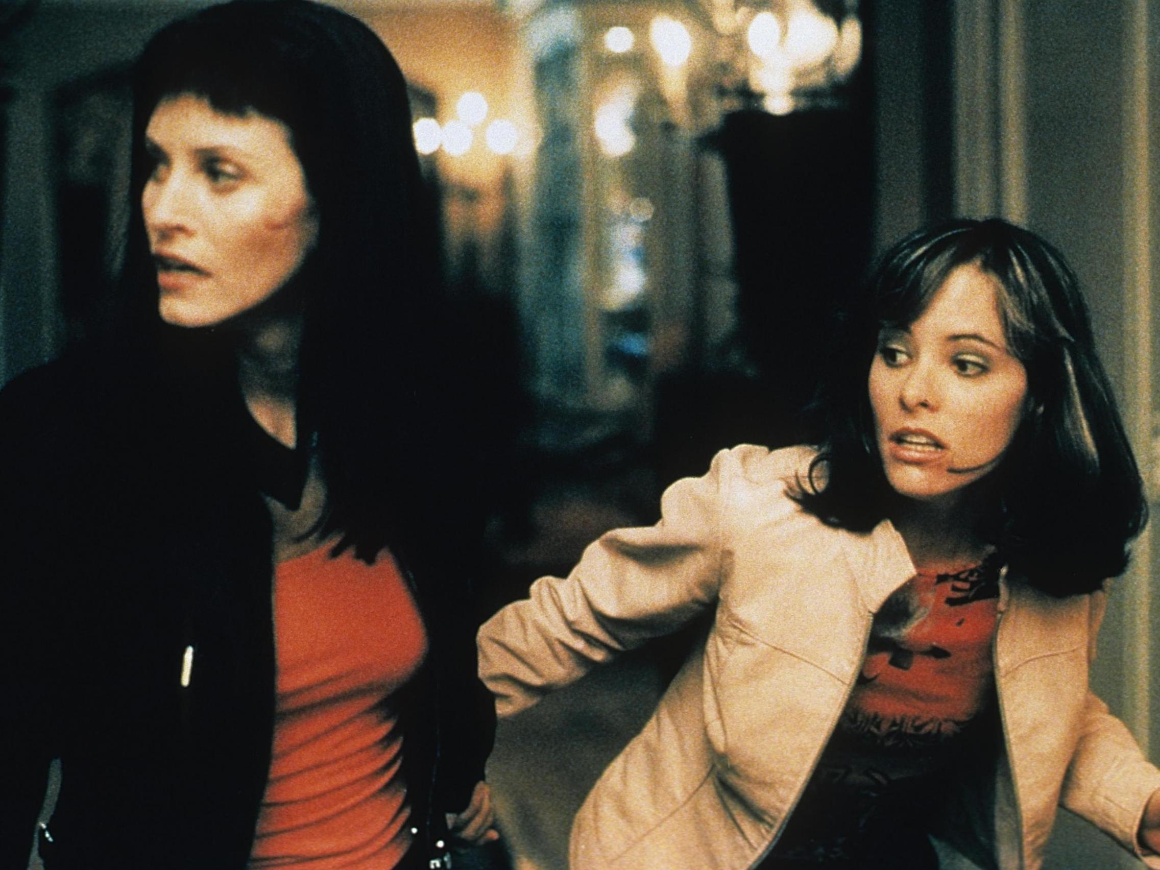 A weary cynicism about creativity and fame: Courteney Cox and Parker Posey in ‘Scream 3’