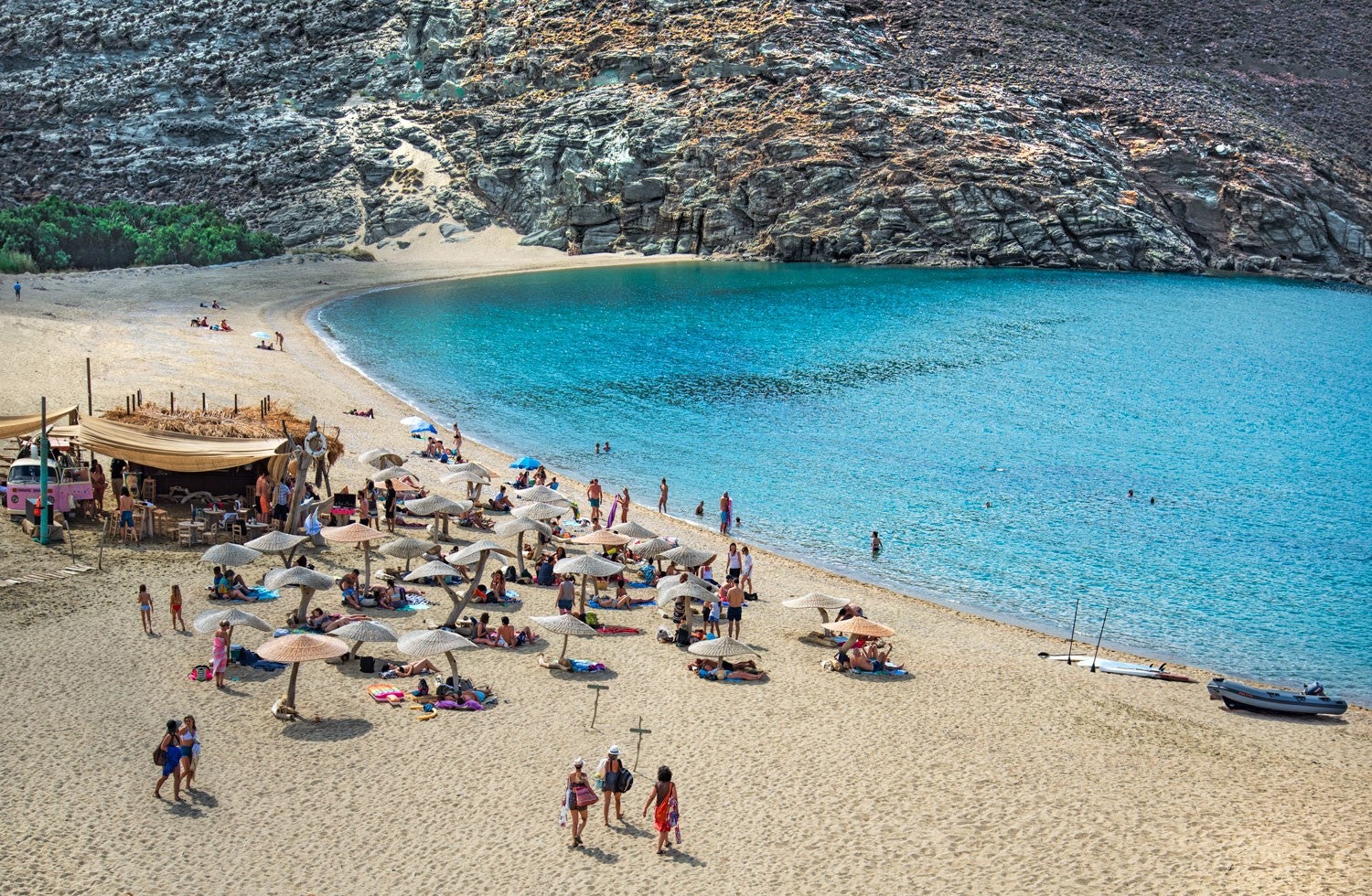 The beach at Kolimbithra