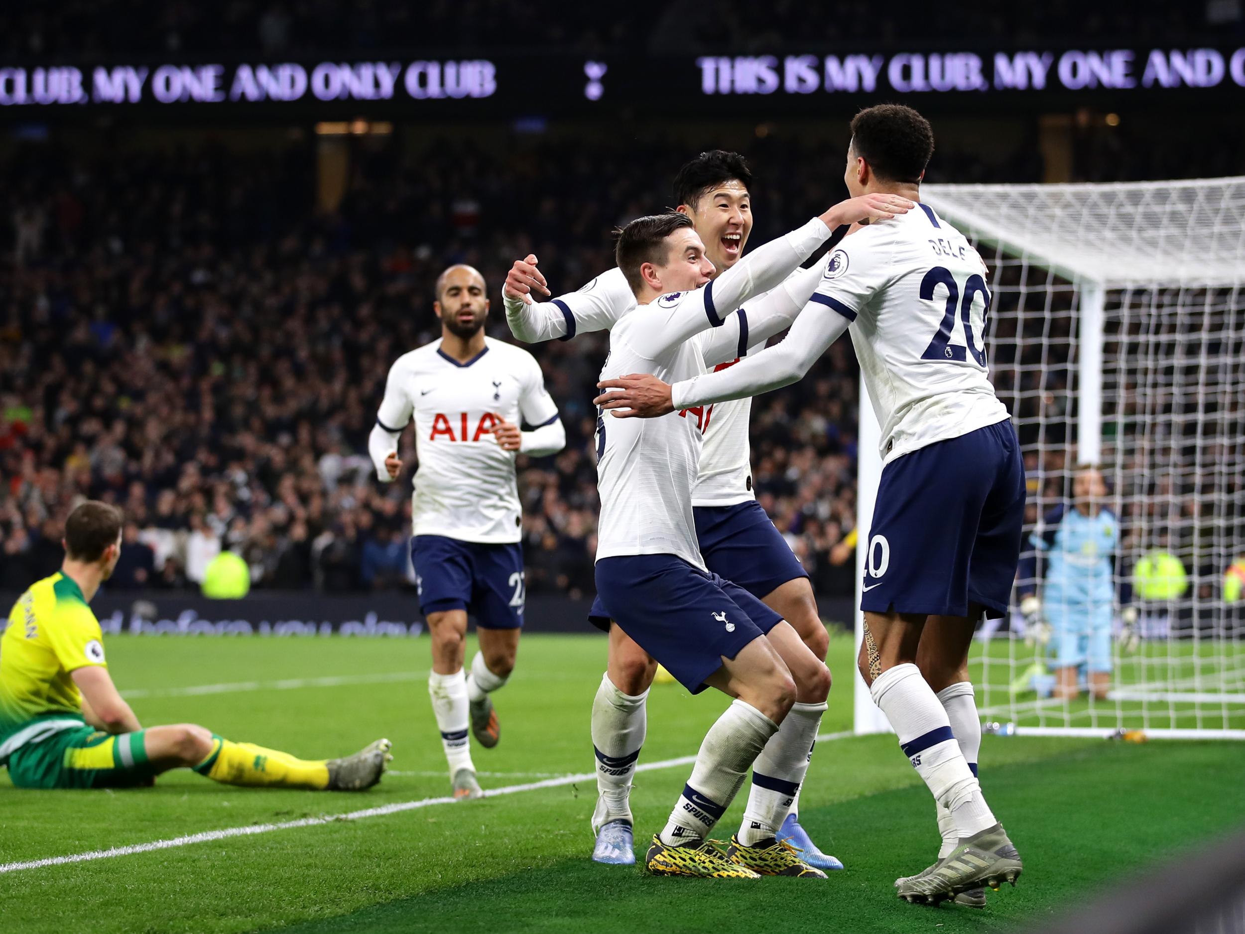 Tottenham put in a gritty display to claim all three points