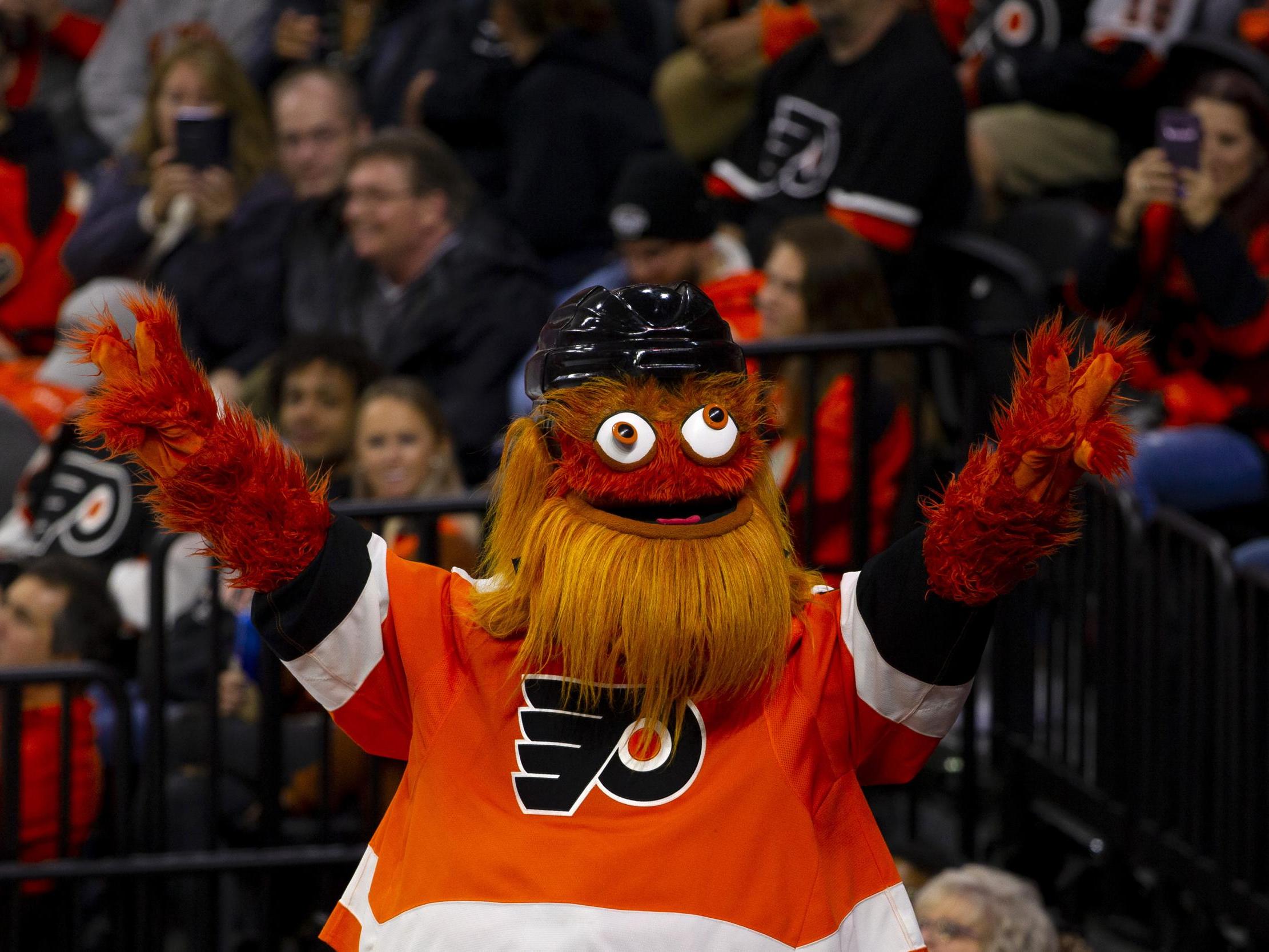 The mascot has been accused of assaulting a 13-year-old boy