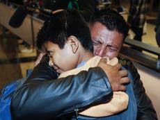 Migrant families reunite in US after being separated for over a year
