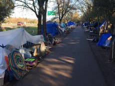 Inside the mile-long Silicon Valley homeless camp