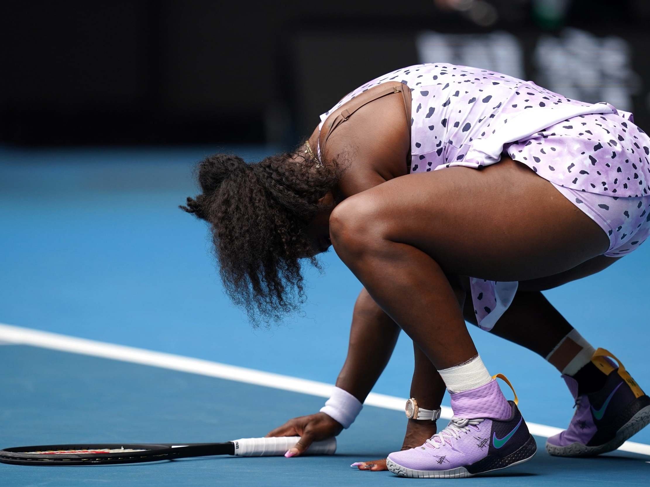 Williams crashed out of the tournament on Friday
