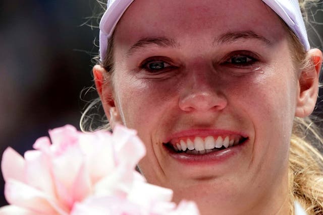 Caroline Wozniacki was emotional after calling an end to her career in Melbourne