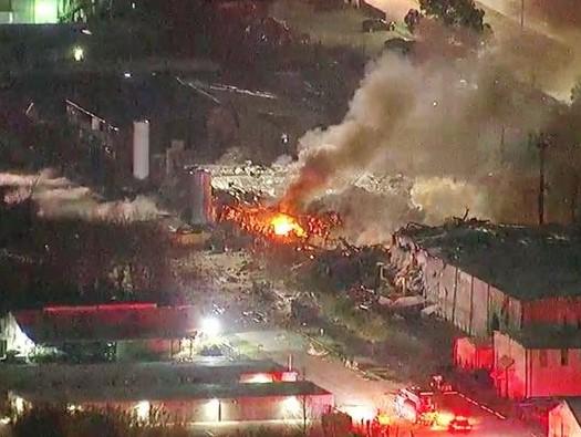 Texas explosion: Massive blast rips through Houston building