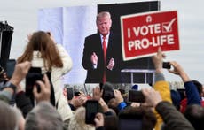 Trump to conservatives at pro-life rally: You still need me