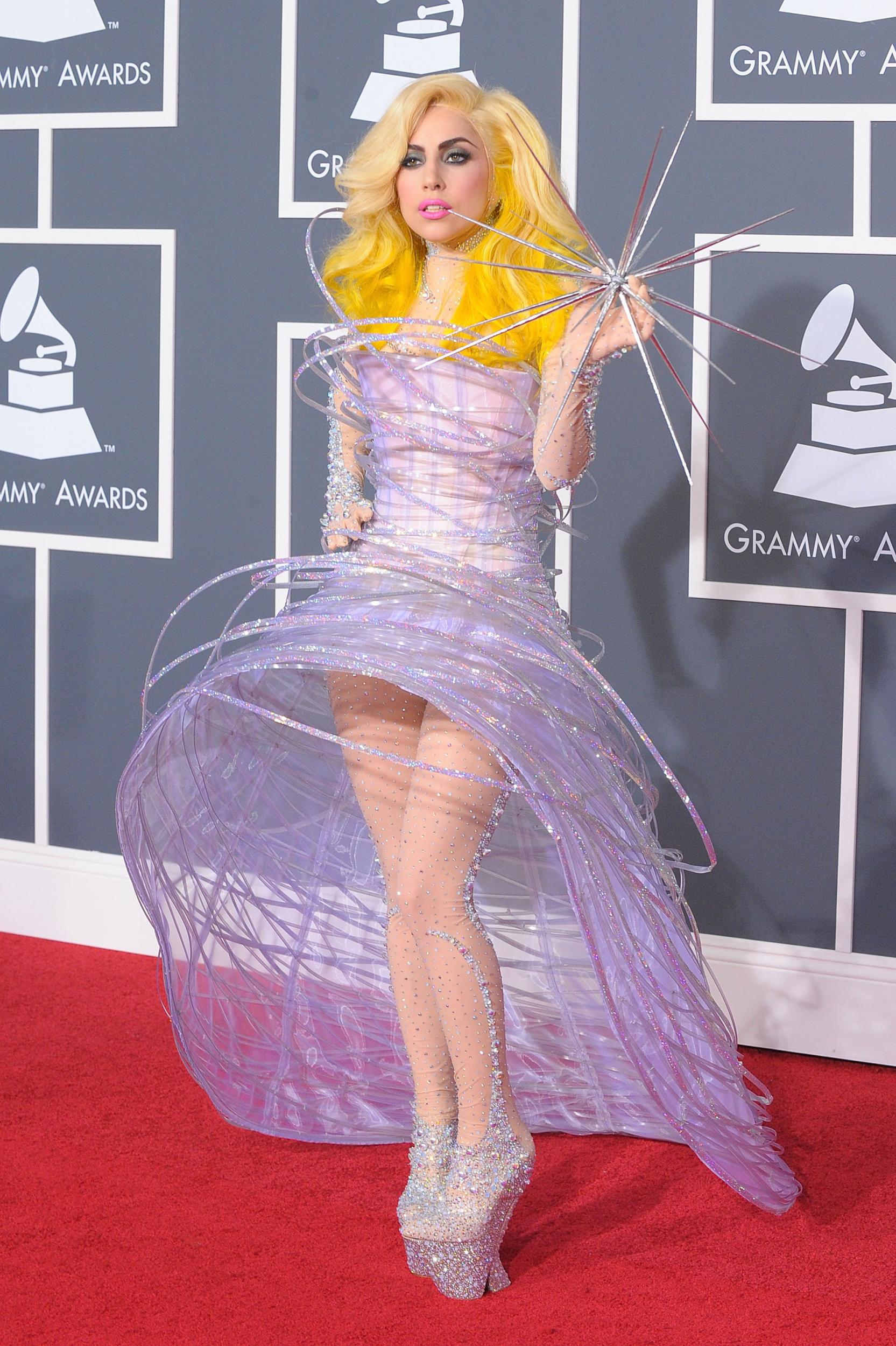 Hair how to: Lady Gaga at the 61st Annual Grammy Awards, using ghd