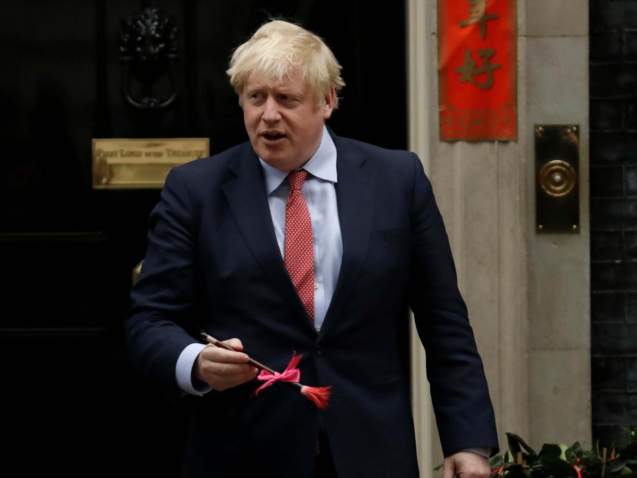 Boris Johnson - who celebrated Chinese New Year outside Downing Street on Friday - has reportedly laid out his position over the extradition request to the US president