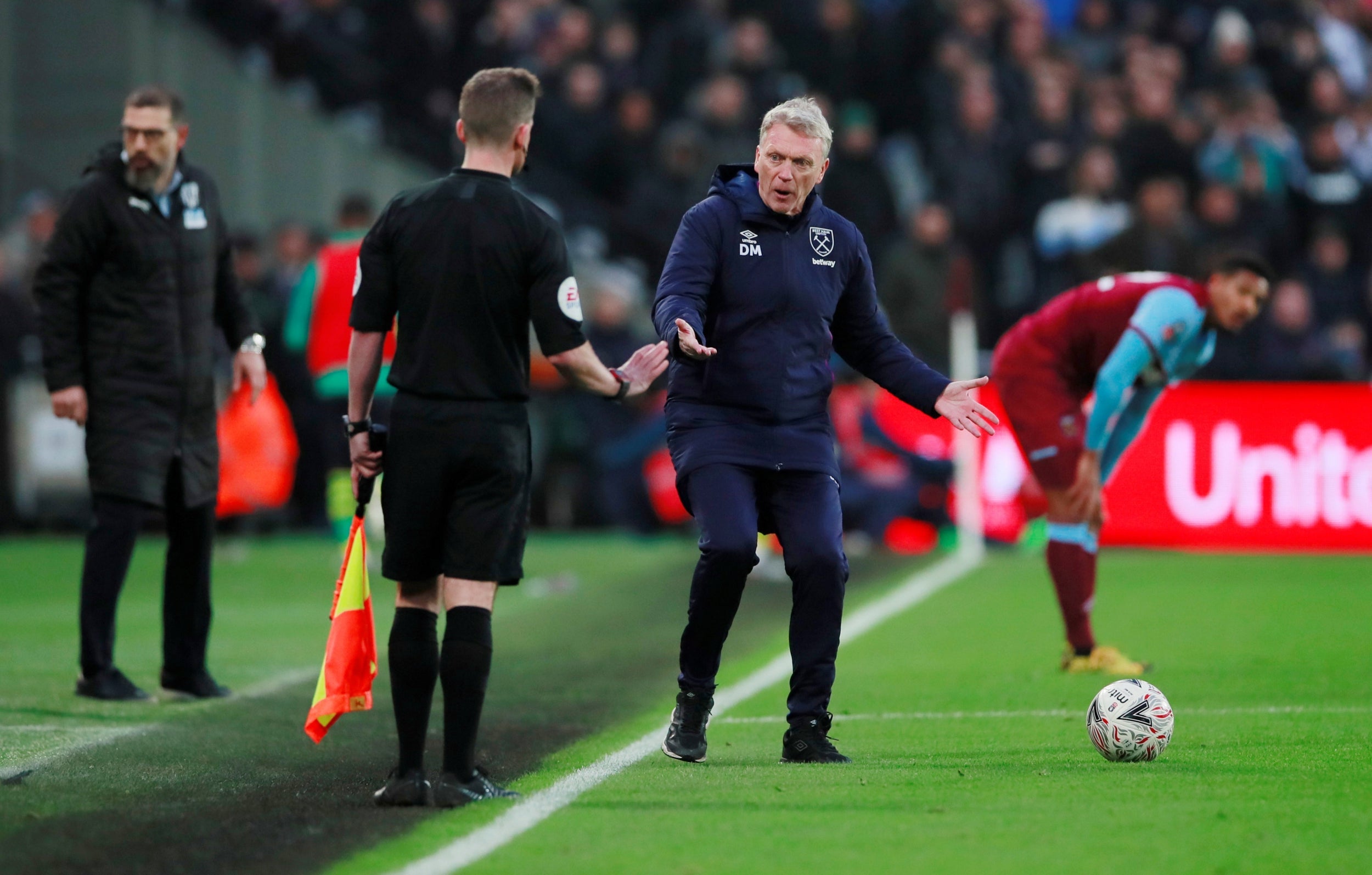 It was a frustrating afternoon for David Moyes and his struggling West Ham side