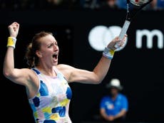 Petra Kvitova admits exhibition triumph in Prague was ‘weird’ without fans present