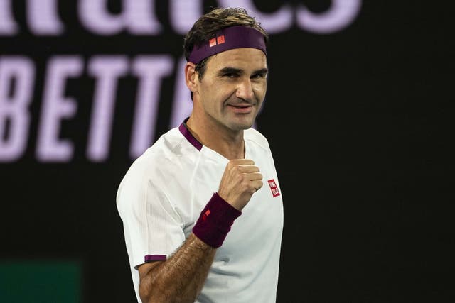 Roger Federer has had to work hard for his progress in Melbourne
