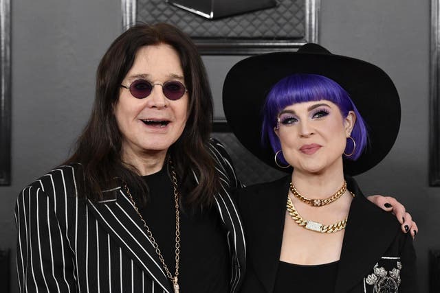 Ozzy Osbourne and Kelly Osbourne attend the 62nd Annual Grammy Awards at Staples Center on 26 January 2020 in Los Angeles, California.