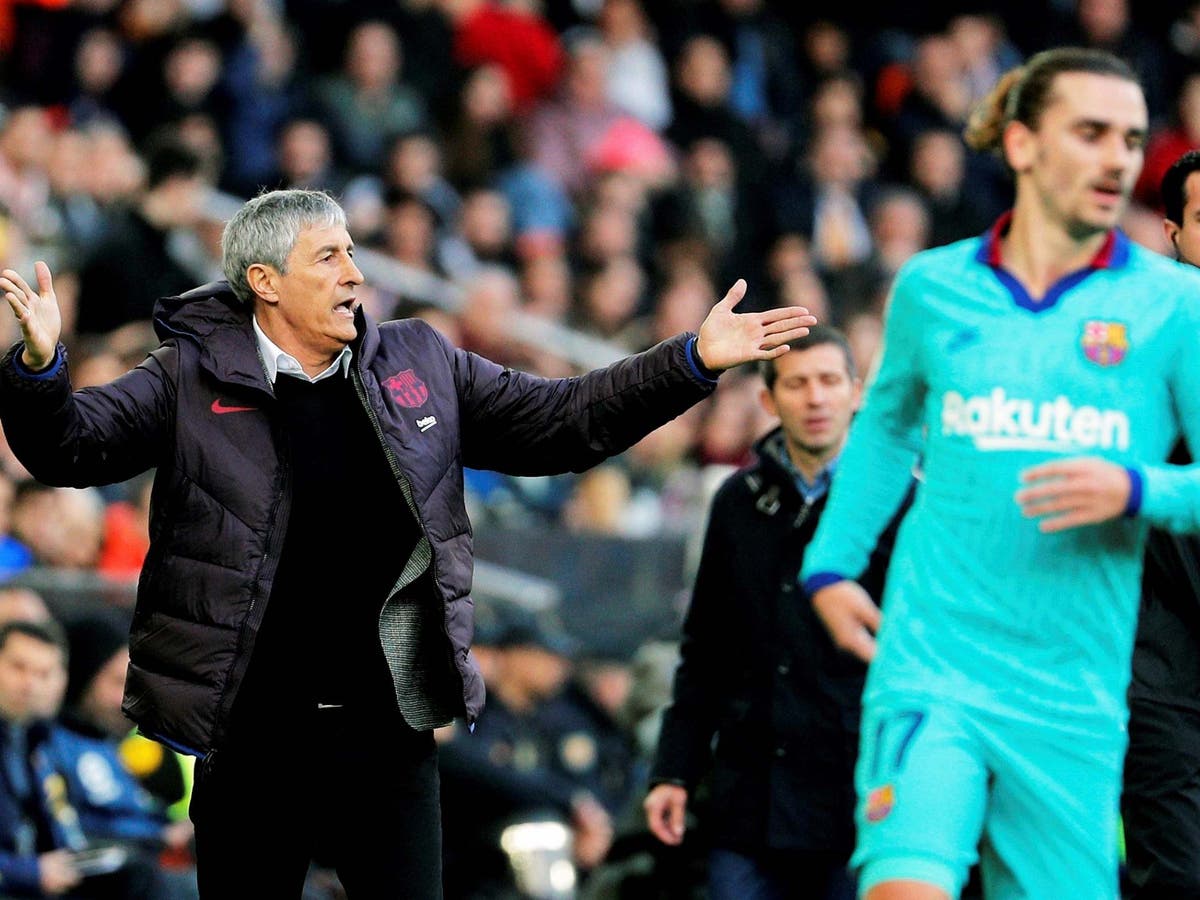 Barcelona's Quique Setien era has started badly and a season is at risk