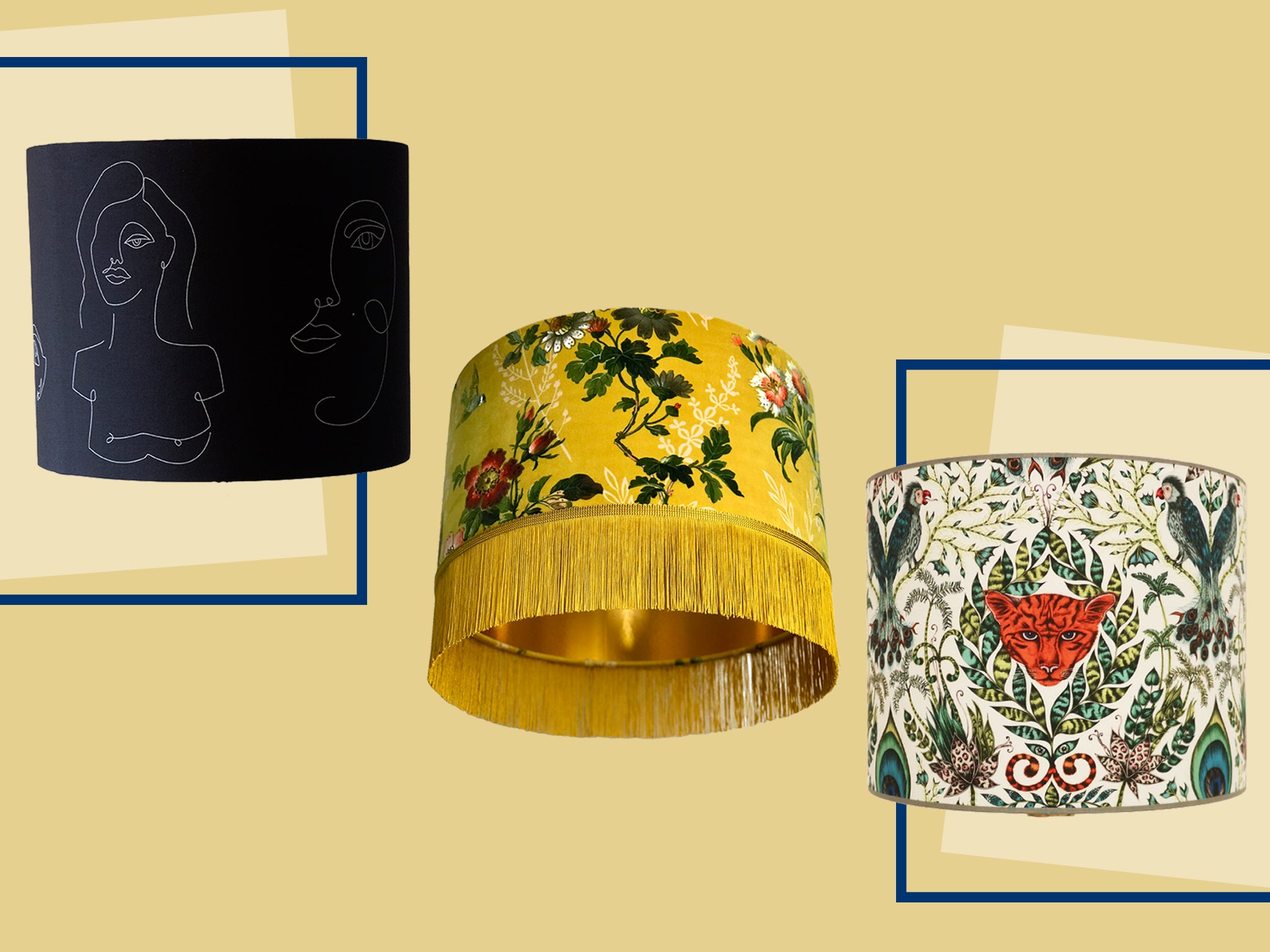 patterned lamp shades for table lamps