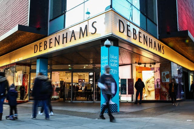Department store Debenhams closed 19 shops across the UK  in January