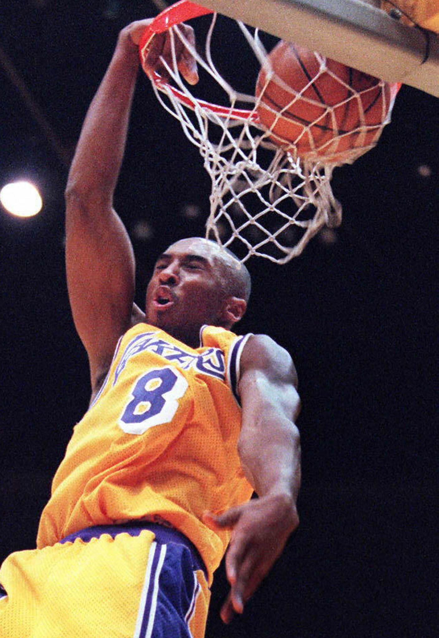 Bryant started for the LA Lakers in 1996 aged 18