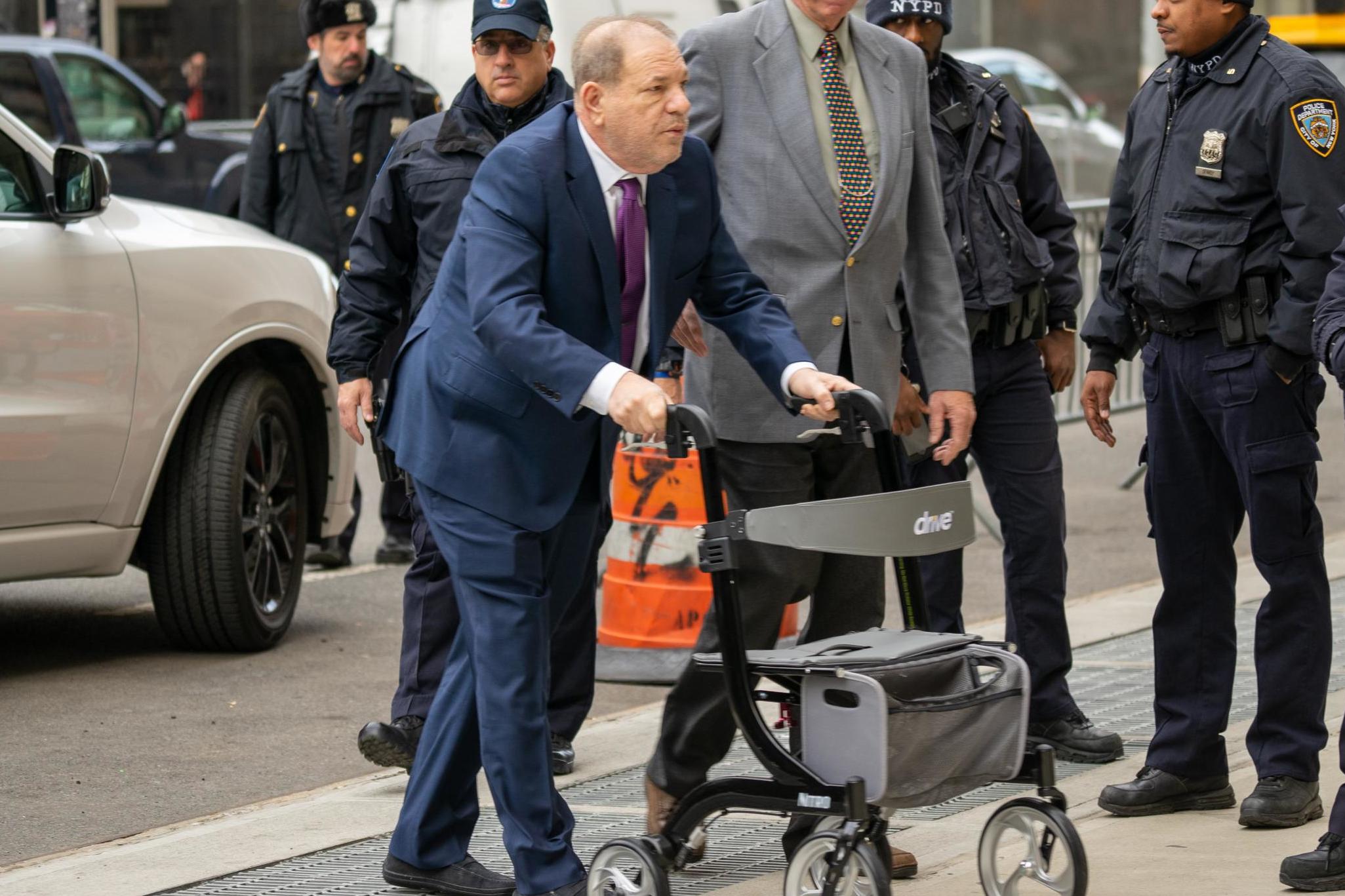 Weinstein has used his now-infamous walker for some court appearances, though not all of them