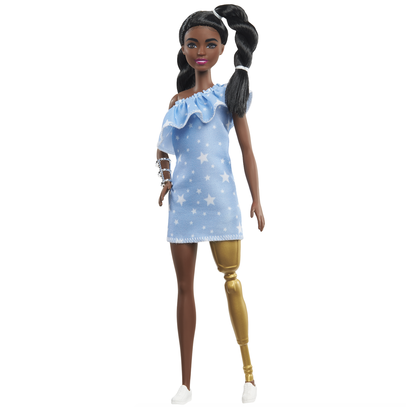 barbie doll with prosthetic leg