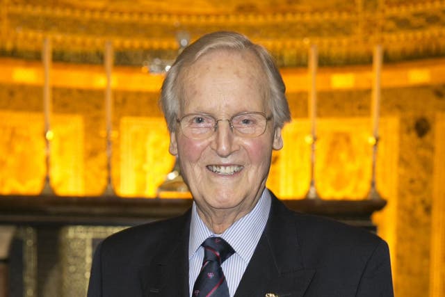 Related video: Nicholas Parsons collects his CBE at Windsor in 2014