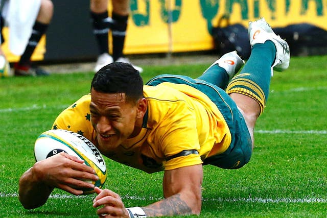 Israel Folau has joined Super League side Catalans Dragons after his rugby union sacking last year