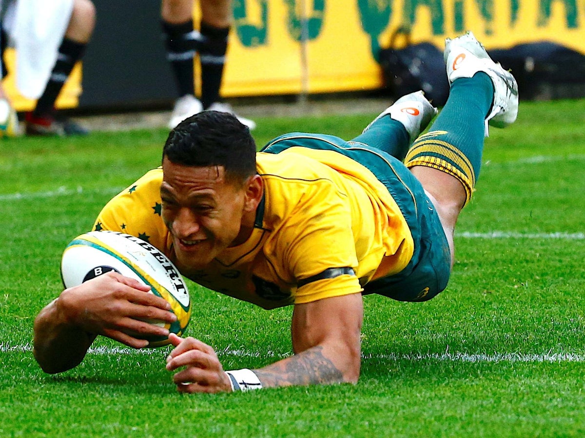 Israel Folau Catalans Dragons Sign Controversial Former Australia Player Amid Fierce Backlash The Independent The Independent