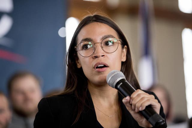 Freshman representative Alexandria Ocasio-Cortez (pictured in January 2020) has competition for her seat in the 2020 election
