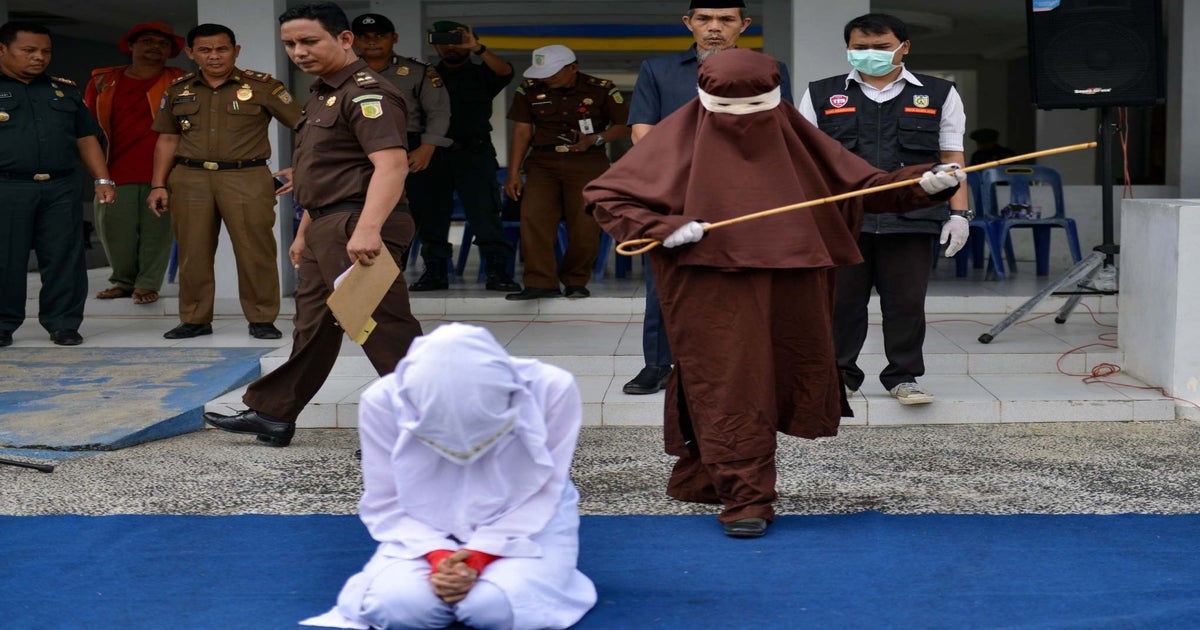 Women Flogged For Online Pimping In Indonesia – Channels Television