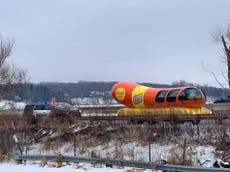 ‘It’s the pigs!’: Oscar Mayer Wienermobile given frank warning from officer