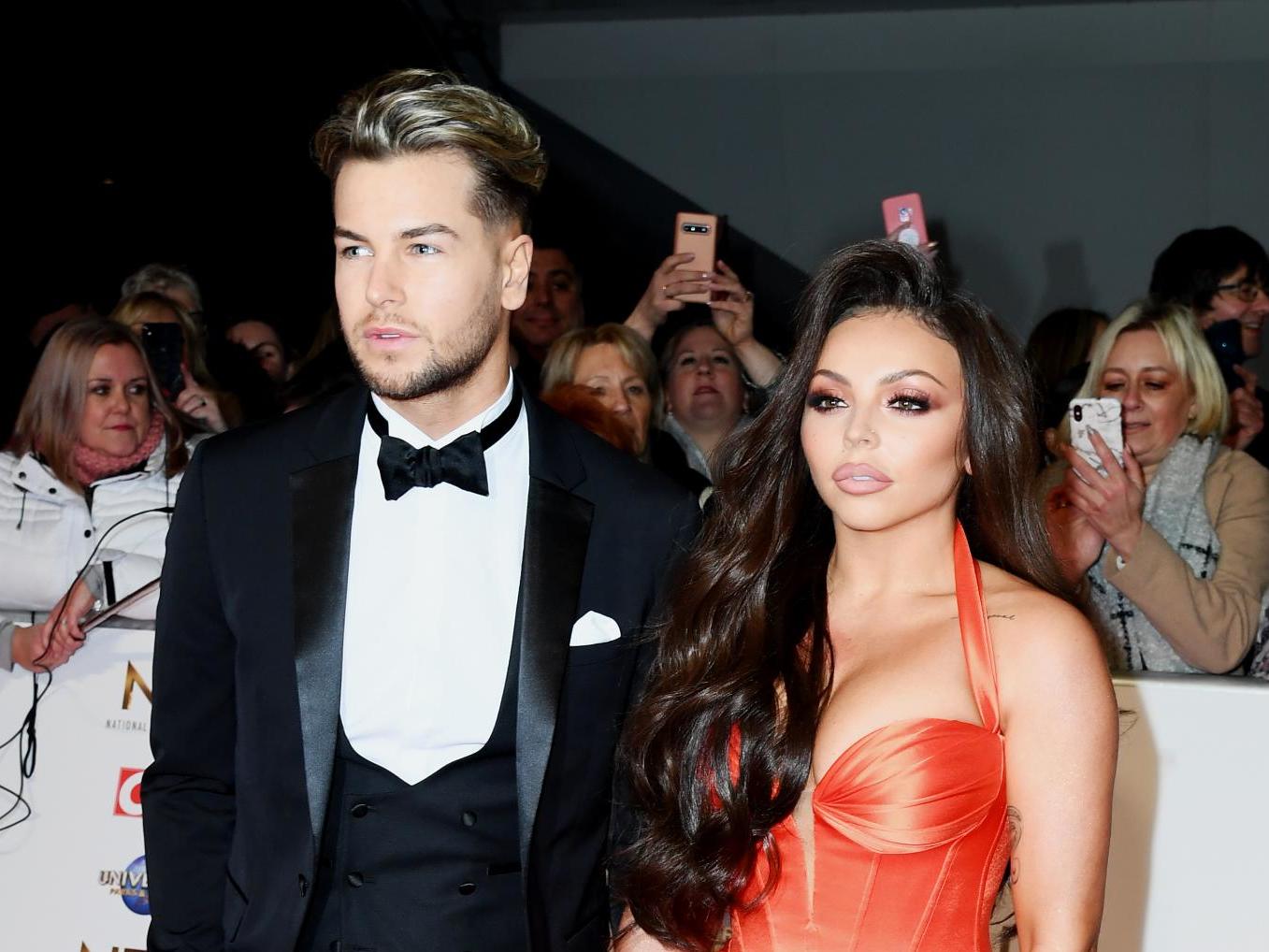 Chris Hughes and Jesy Nelson at the NTAs