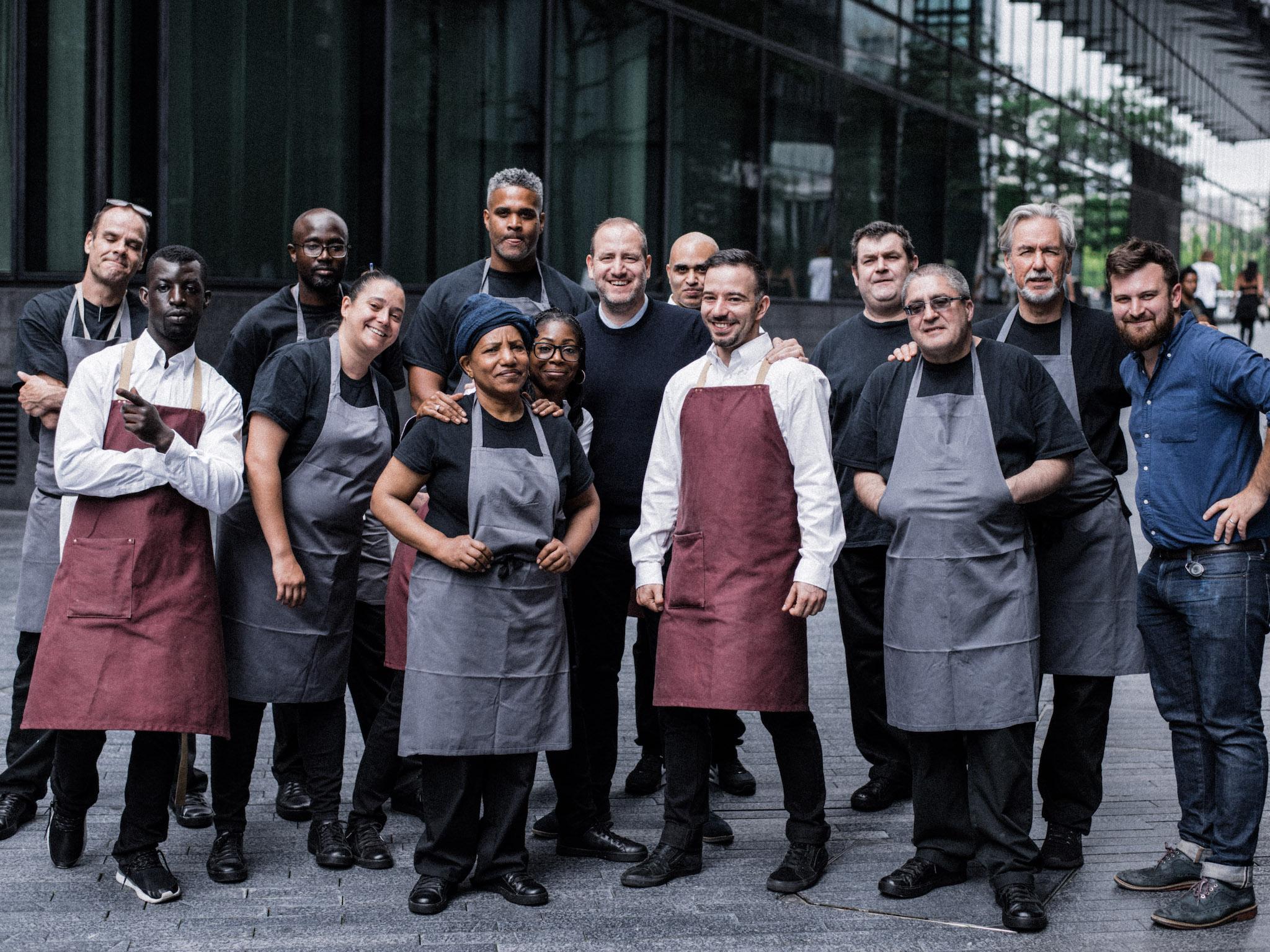 Apprentices at Brigade Bar and Restaurant in south London