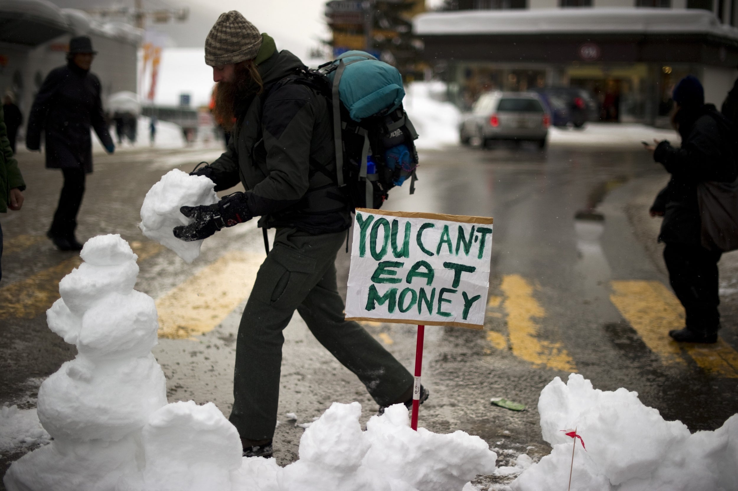 The real moral blight of the world is not that some people have too much, but that others have not enough (AFP/Getty)