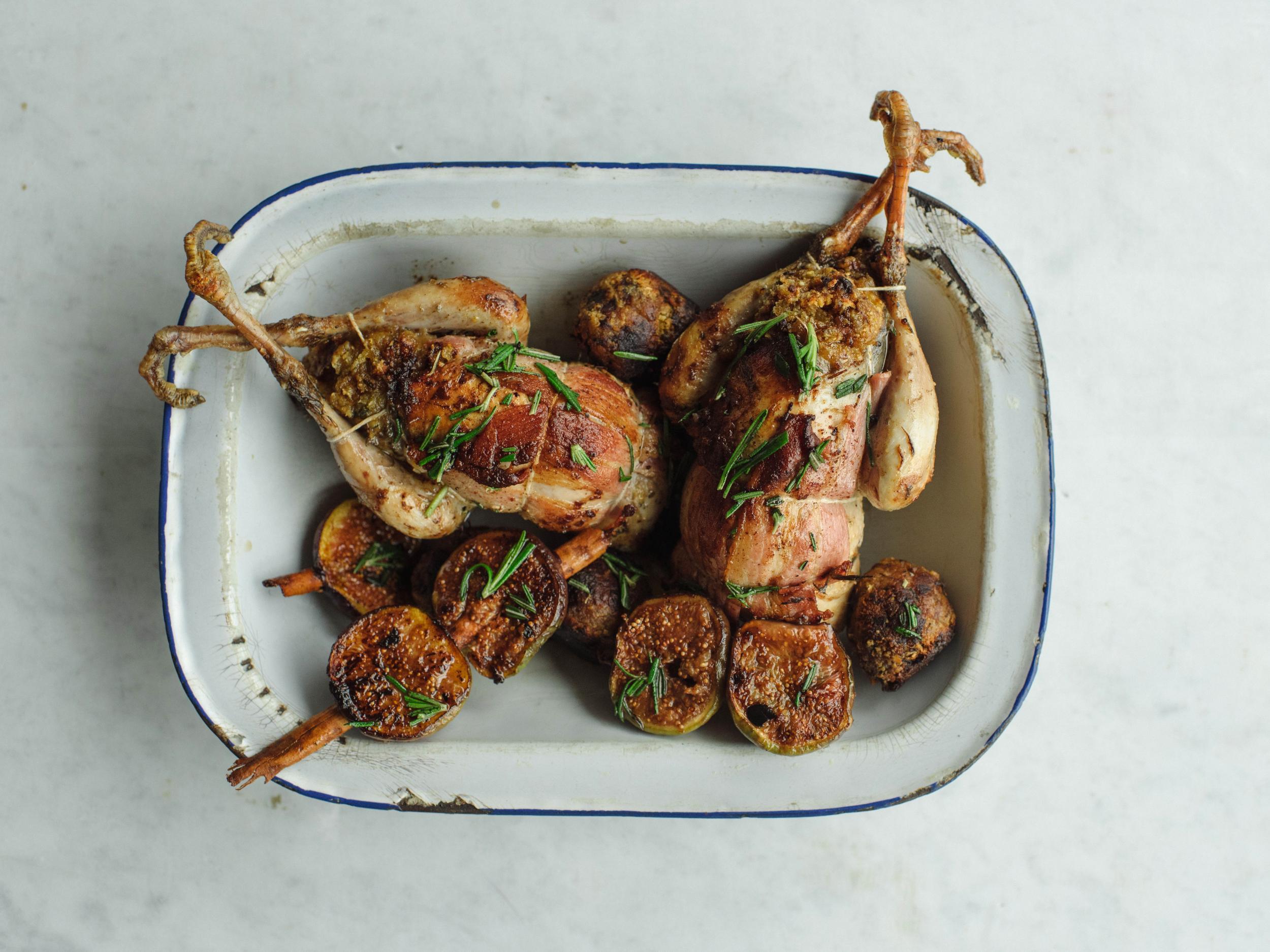 Tom Kitchin’s partridge, juniper and oats dish