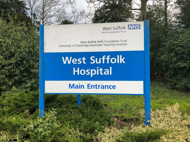 <p>Dr Mark Johnson was working as a consultant at West Suffolk Hospital at the time</p>