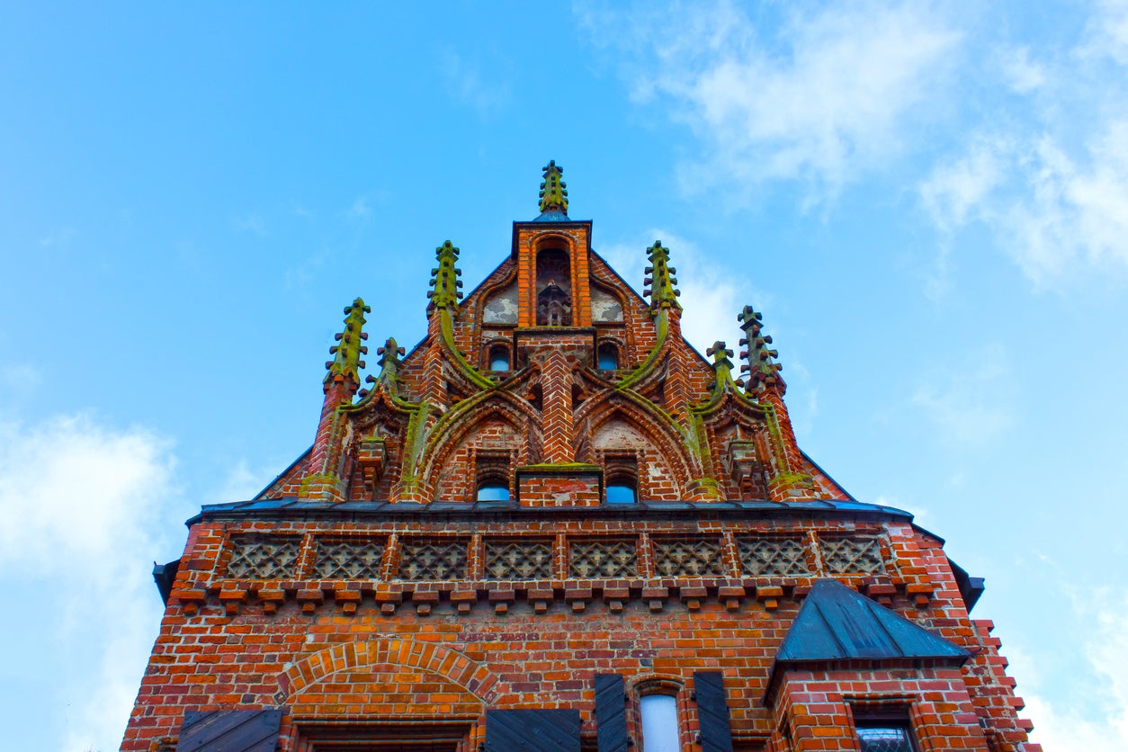 The oldest structure in Kaunas, the House of Perkunas