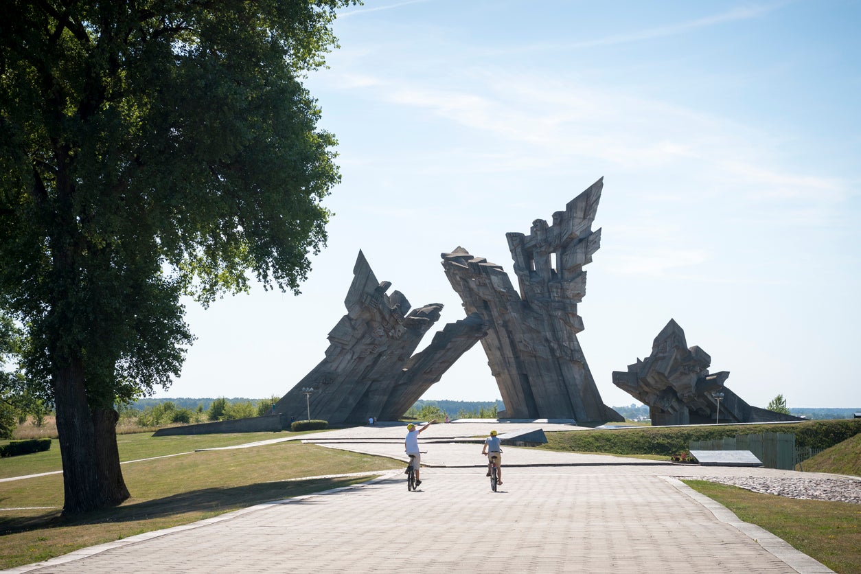 The memorial to the victims of Nazism at Ninth Fort