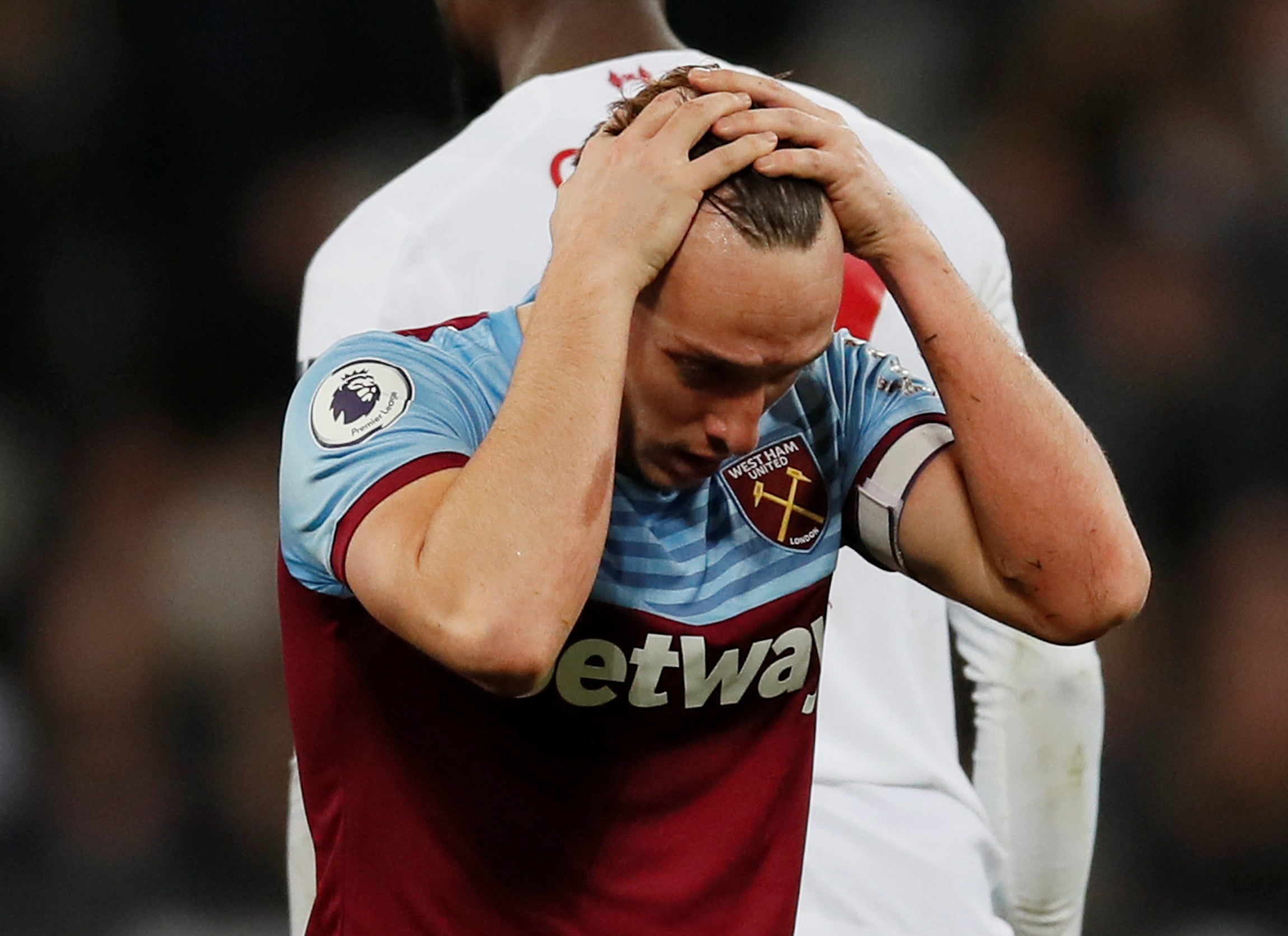 Mark Noble blames &apos;individual errors&apos; for West Ham&apos;s relegation fears after more dropped points at Liverpool