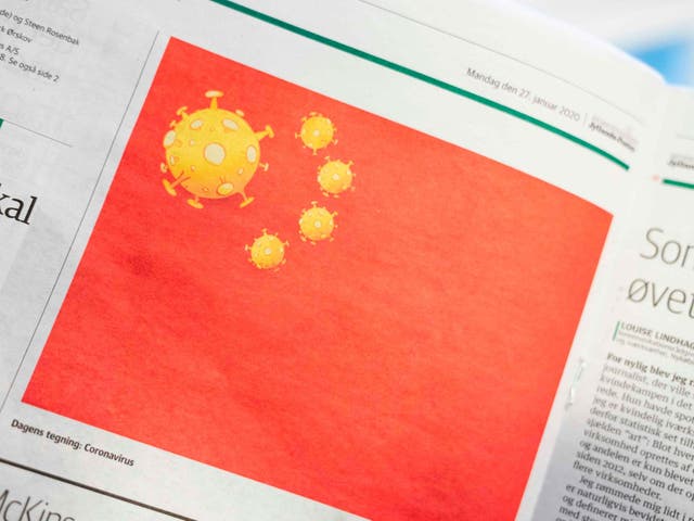 China has called a cartoon in a Danish newspaper 'an insult'
