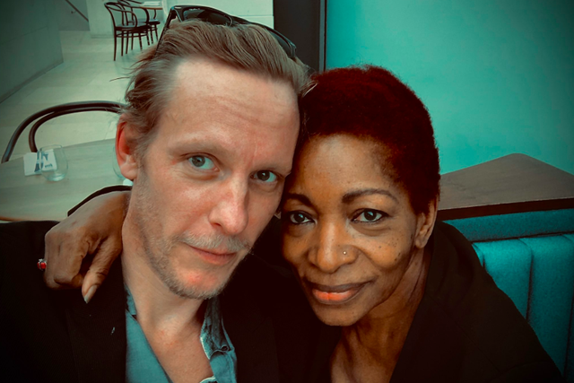Laurence Fox and Bonnie Greer