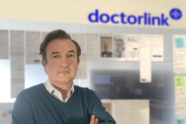 Rupert Spiegekberg and DoctorLink aim to triage patients before they arrive at A&E, lifting the load on doctors and the NHS system