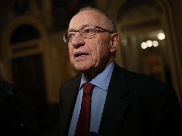 Alan Dershowitz says he did nothing wrong in connection with Jeffrey Epstein