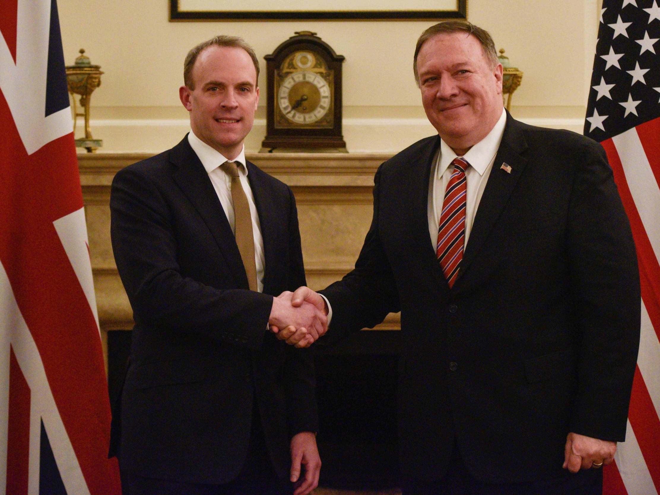 Raab and Pompeo did not agree on much