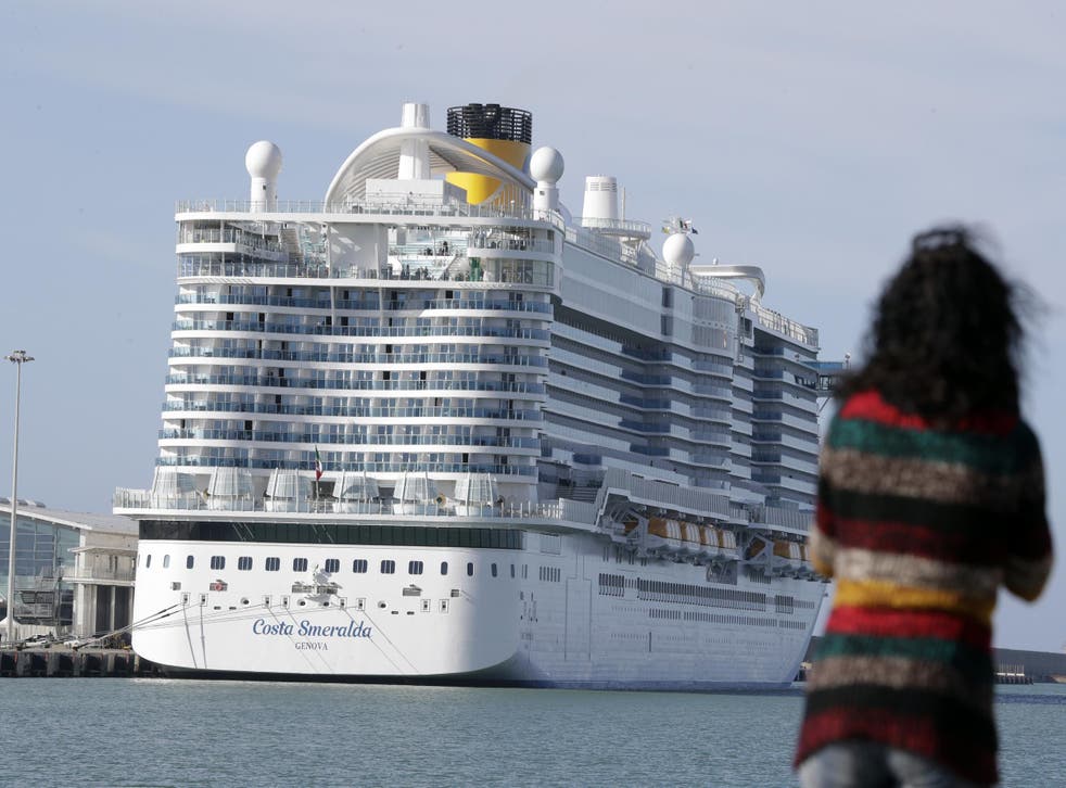 The Costa Smeralda ship is in lockdown in Italy over coronavirus fears