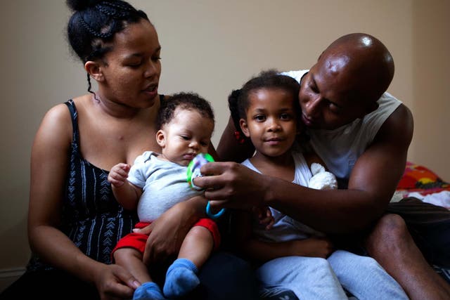Joseph Nembhard, 38, who arrived in the UK when he was 17, has been split from his partner and children – aged five and eight months – after he was detained and issued deportation orders due to an alleged assault several years ago