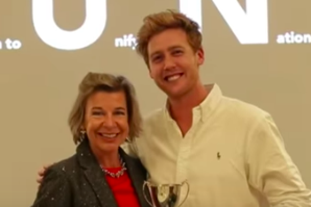 Katie Hopkins was tricked into accepting a fake award by YouTube prankster Josh Pieters
